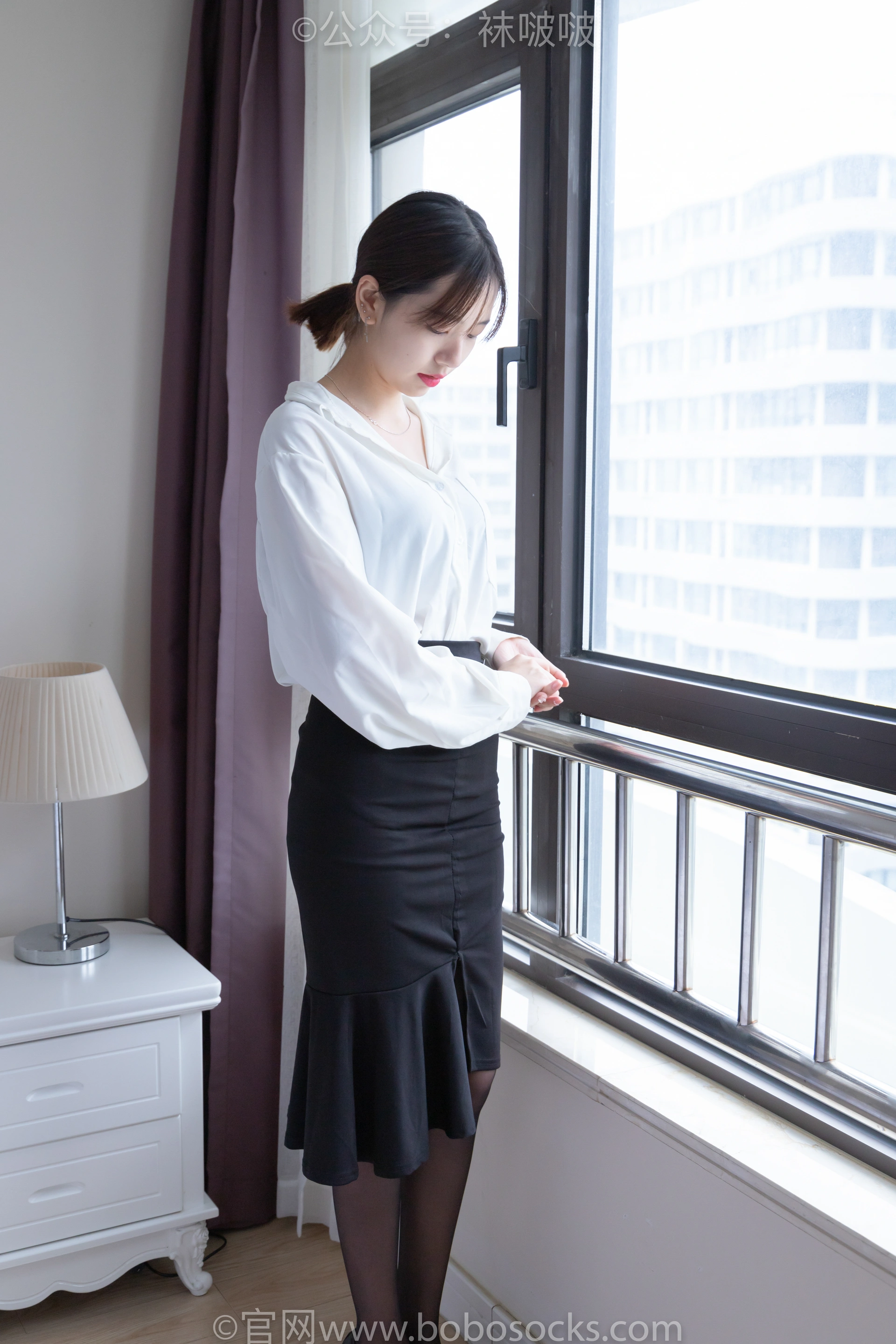 [BoBoSocks袜啵啵]NO.017 小甜豆-OL制服、高跟鞋、黑丝 2